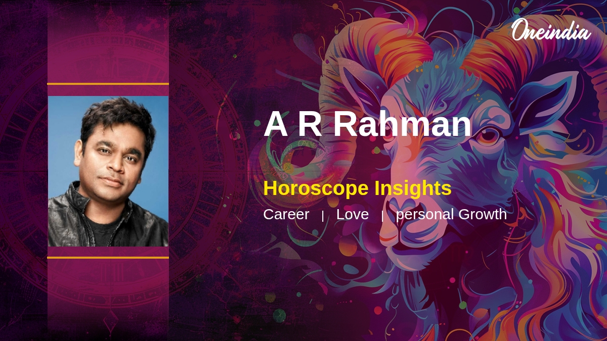 A. R. Rahman Horoscope: Capricorn Discipline in Music and Mentorship