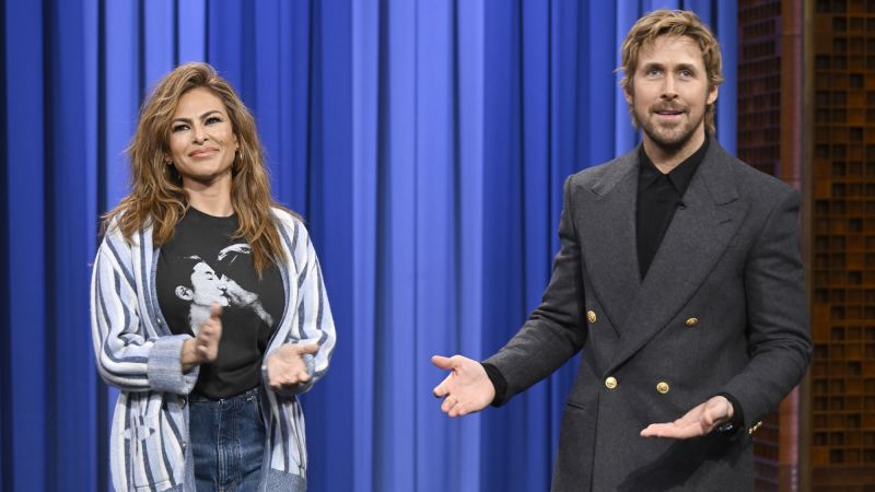 Eva Mendes gets birthday surprise from Ryan Gosling — on national TV